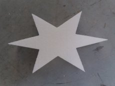 STAR4 /3cm sterne in styropor, 3cm dicke