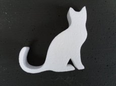 CAT2 /3cm Katze in styropor, 3cm dicke