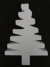 CHRISTMAS TREE5 /3cm Kerstboom in piepschuim, dikte 3cm