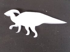 Dinosaurus in piepschuim, dikte 5cm