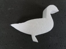 Goose2 /3cm Oie en polystyrène,  épaisseur 3cm