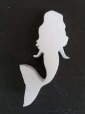 Mermaid1/ 3cm Meerjungfrau in styropor, 3cm dicke