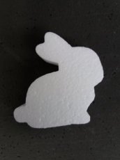 Rabbit in polystyrene , thickness 3cm