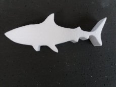 requin en polystyrène,  épaisseur 3cm