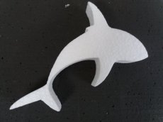 requin en polystyrène,  épaisseur 3cm